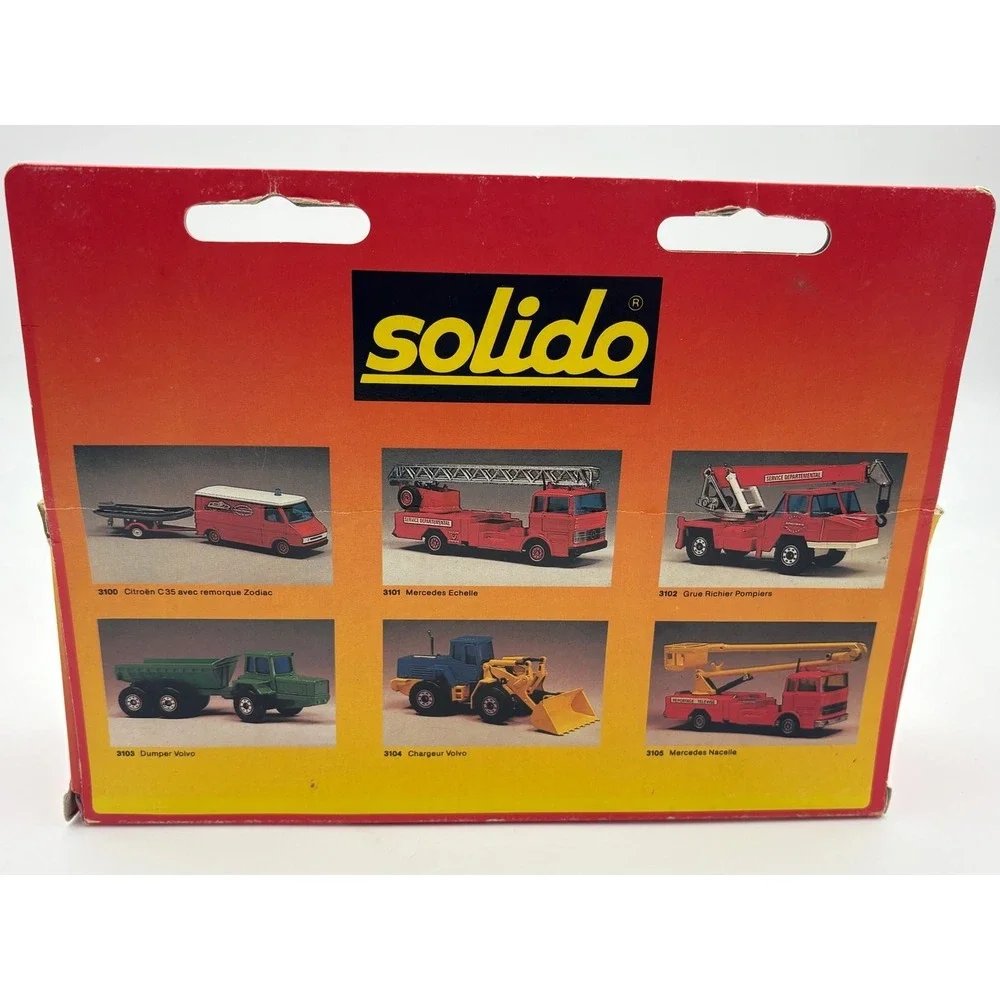 Solido Toner Gam II Mercedes Nacelle No. 3168‎ Die-Cast Model with Original Box